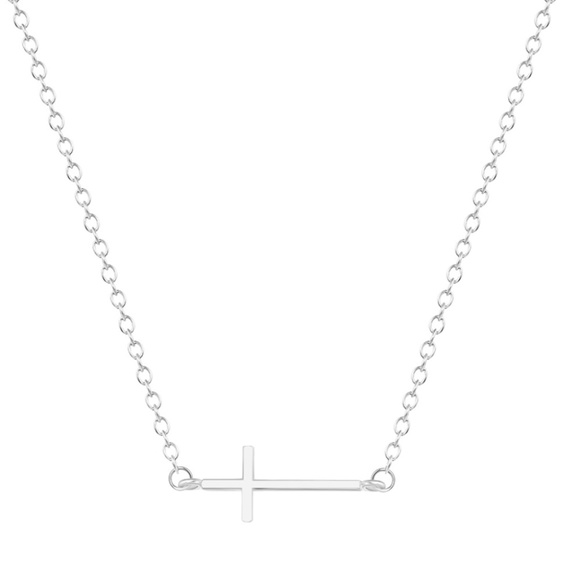 Jewelry - ❤️4 for $20 Sale❤️ Silver Cross necklace